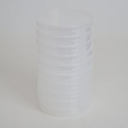 Microppose Autoklavierbare/wiederverwendbare 90 mm * 15 mm Petrischalen