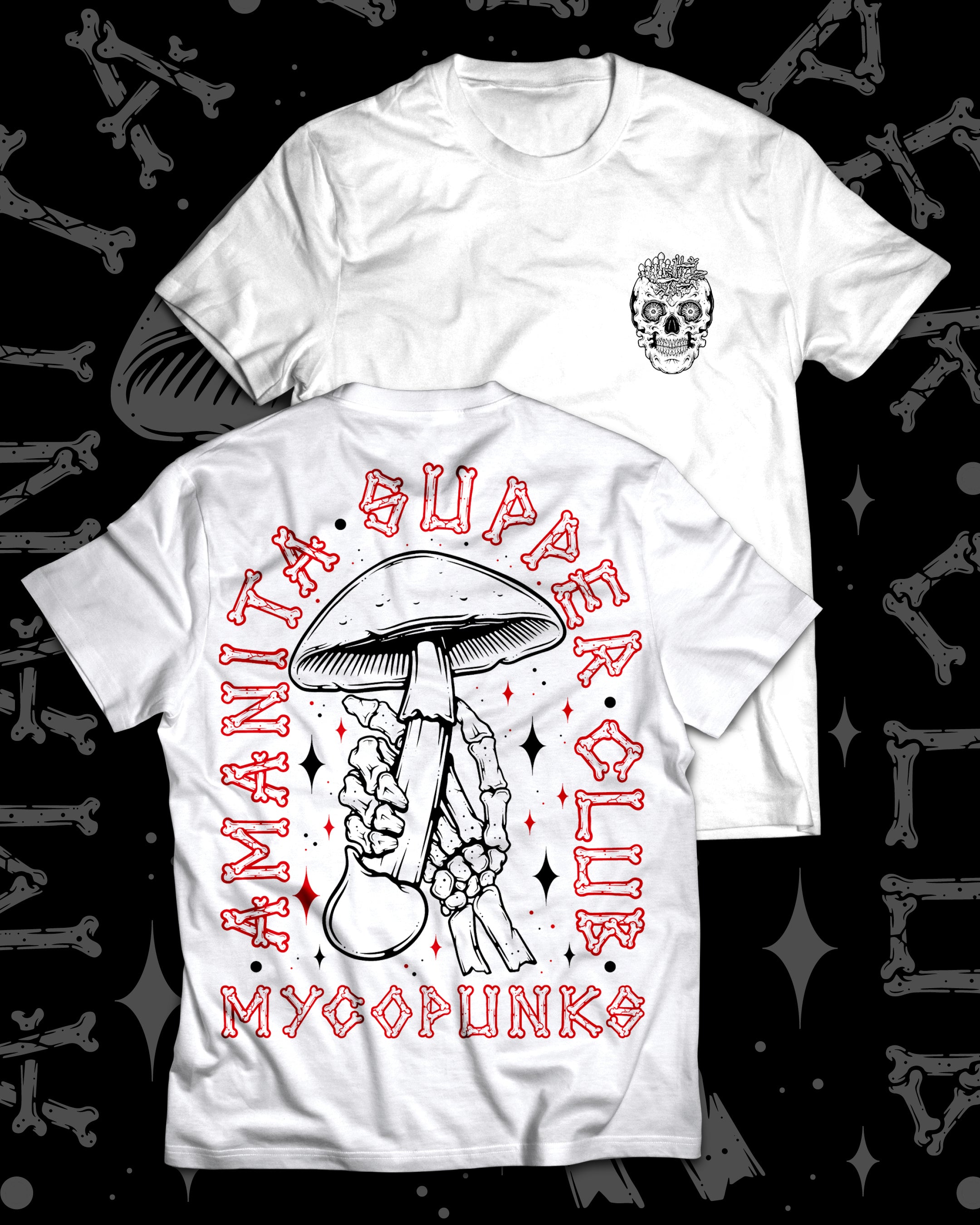 Amanita Supper Club T-Shirt (White)