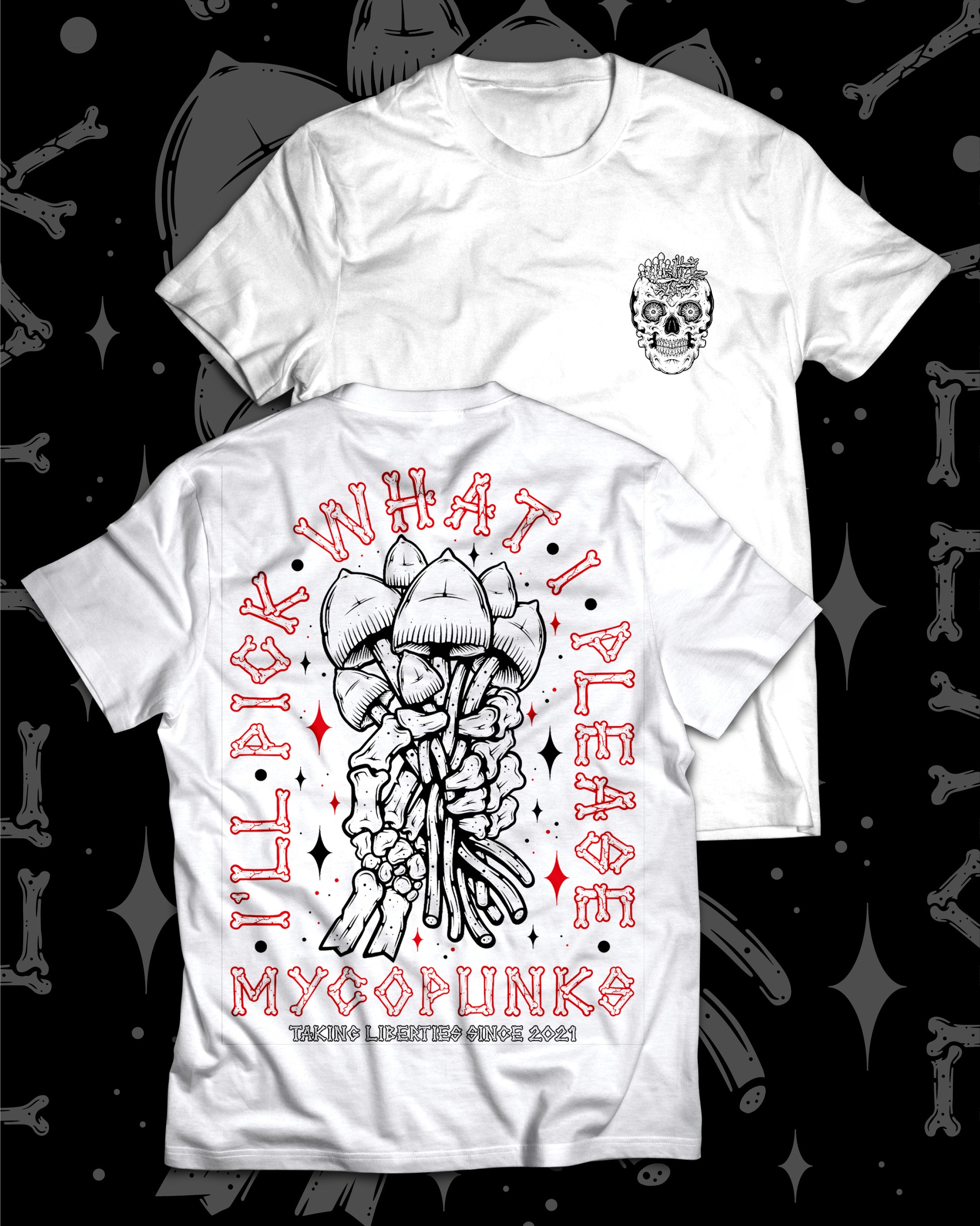 Taking Liberties, I'll pick what I please T-Shirt (White)